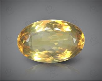 Yellow Citrine Natural Certified  12.5CTS-8496